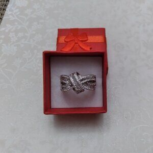 Elegant Luxury Ring, Made in Europe, Size - 8